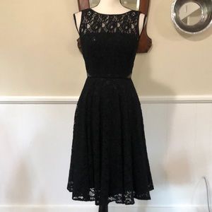 Calvin Klein Silk and Lace Dress